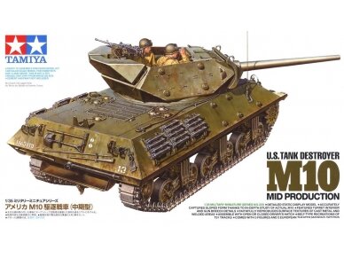 Tamiya - U.S. Tank Destroyer M10 Mid Production, 1/35, 35350