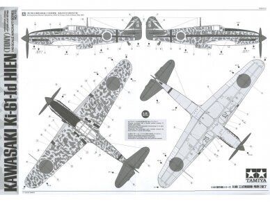 Tamiya - Kawasaki Ki-61-Id Hien (Tony) & 4x4 Light Vehicle Korugane Set, 25203 8