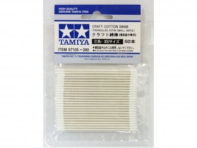 Tamiya - Ватные палочки ( Треугольные/Очень маленькие 50pcs.), 87105