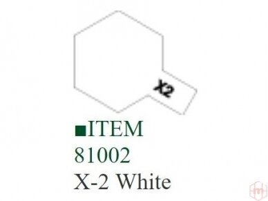 Tamiya - X-2 White, 10ml