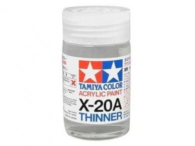 Tamiya - X-20A Acrylic thinner akrilinių dažų skiediklis, 46ml