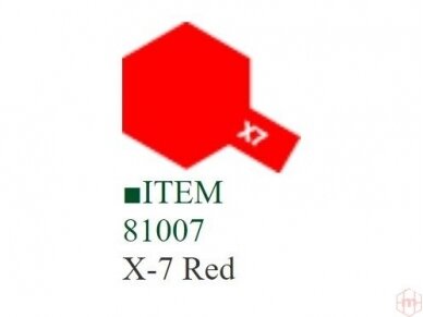 Tamiya - X-7 Red, 10ml