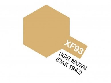 Tamiya - XF-93 Light Brown (DAK 1942), 10ml