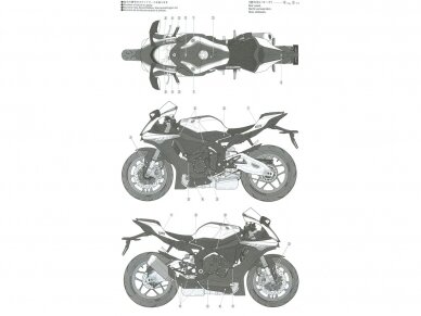 Tamiya - Yamaha YZF-R1M, 1/12, 14133 9