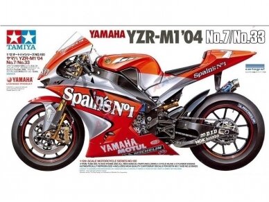 Tamiya - Yamaha YZR-M1 '04 No.7/No.33, 1/12, 14100