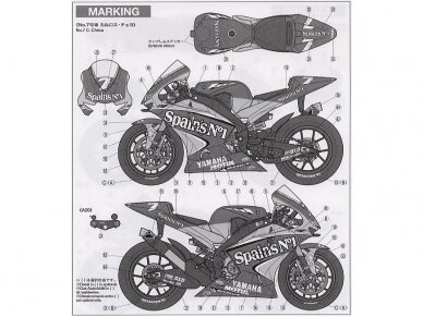 Tamiya - Yamaha YZR-M1 '04 No.7/No.33, 1/12, 14100 6