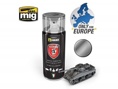 TITANS HOBBY - Gun Metal Primer 400ml, 117