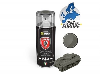 TITANS HOBBY - GERMAN FIELD GREY MATT PRIMER 400ml, 119