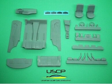 USCP - BMW e46 Street interior detail-up set, 1/24, 24T045 17