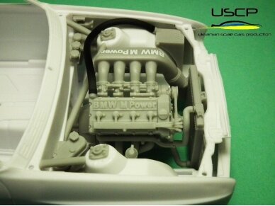 USCP - BMW M3 E30 Racing Engine Bay Super Detail set, 1/24, 24T040 8