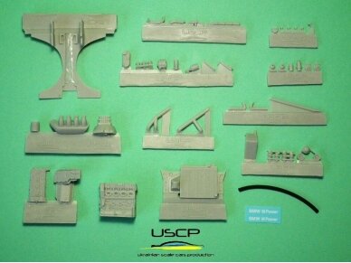 USCP - BMW M3 E30 Racing Engine Bay Super Detail set, 1/24, 24T040 16