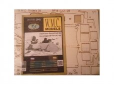 WMC - Snowmobile RF-8 GAZ-98 iš faneros Lazeriu pjautas rėmas, 1/25, 34-1