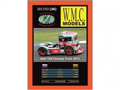 WMC - MAN TGX Formula Truck 2013 Protektorius padangoms, 1/25, 36-2