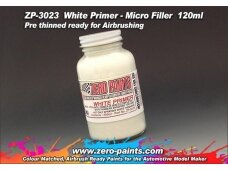 Zero Paints - Baltas gruntas 120ml. ZP-3023