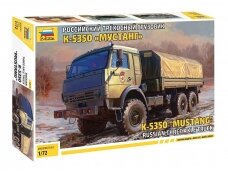 Zvezda - K-5350 "Mustang" Russian 3-Axle Truck, 1/72, 5074