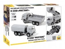 Zvezda - K-5350 "Mustang" Russian 3-Axle Truck, 1/72, 5074