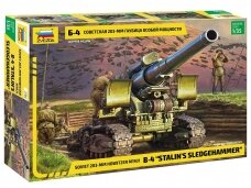 Zvezda - B-4 203 mm hotwizer M1931 "Stalin's Sledgehammer", 1/35, 3704